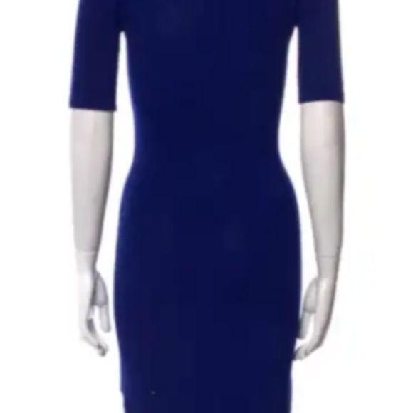 Alexander Wang Blue Knit Dress - Xs - Picture 4 of 4